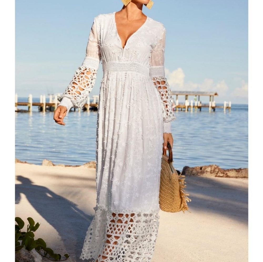 Boston proper eyelet dress